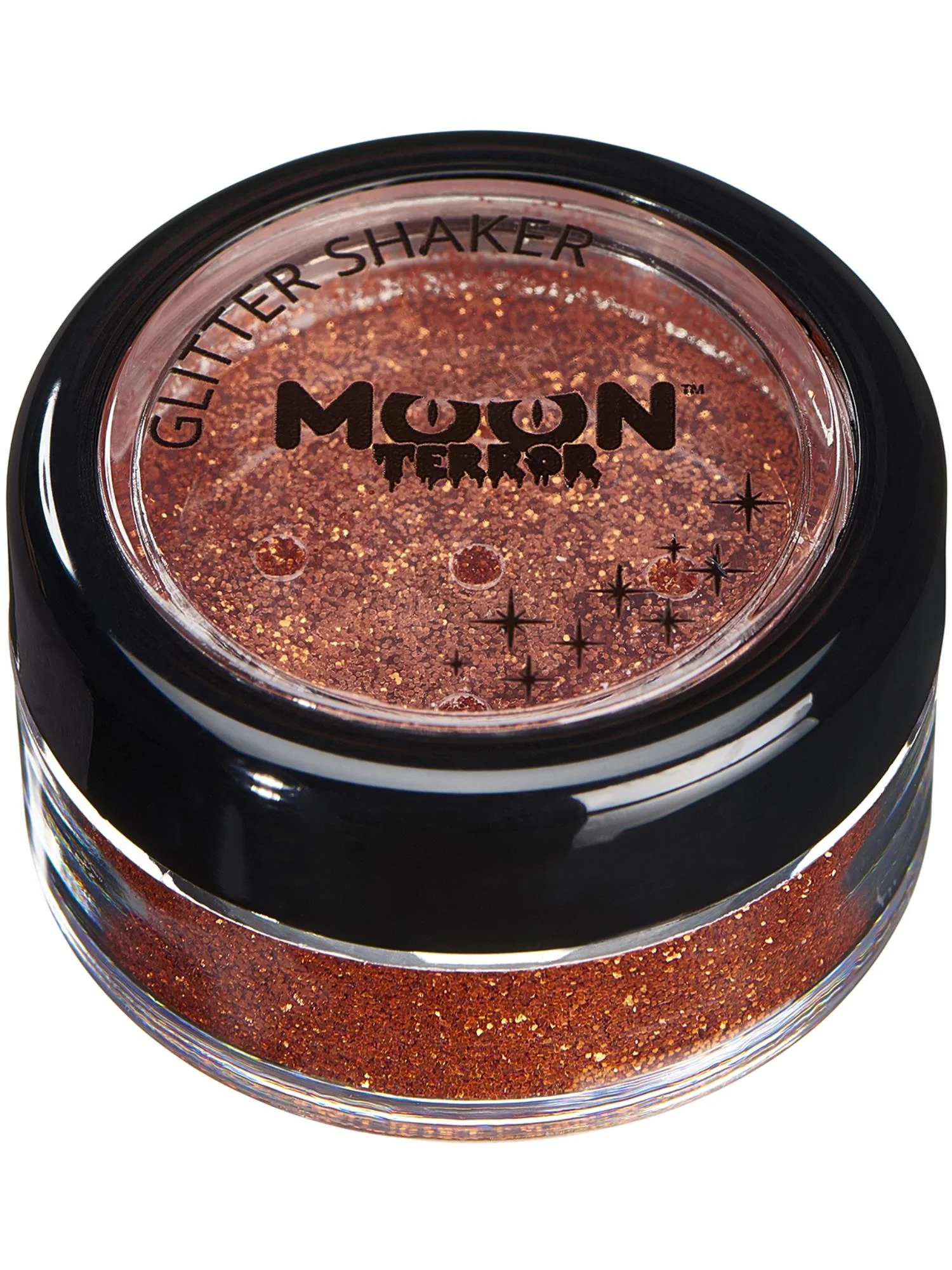 Moon Terror Halloween Glitter Shakers, Orange  Wholesale